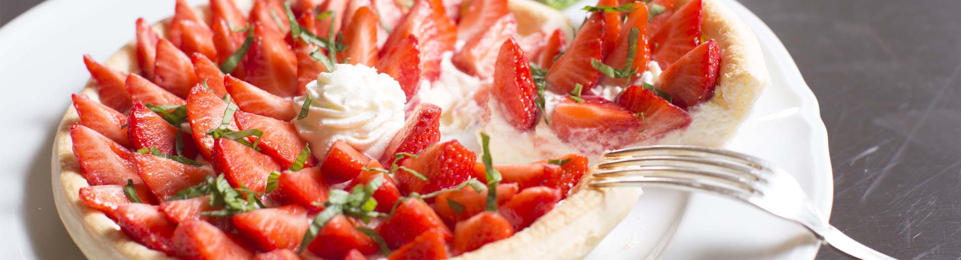 Eclair — Bandeau de la page Recette de gâteau aux fraises